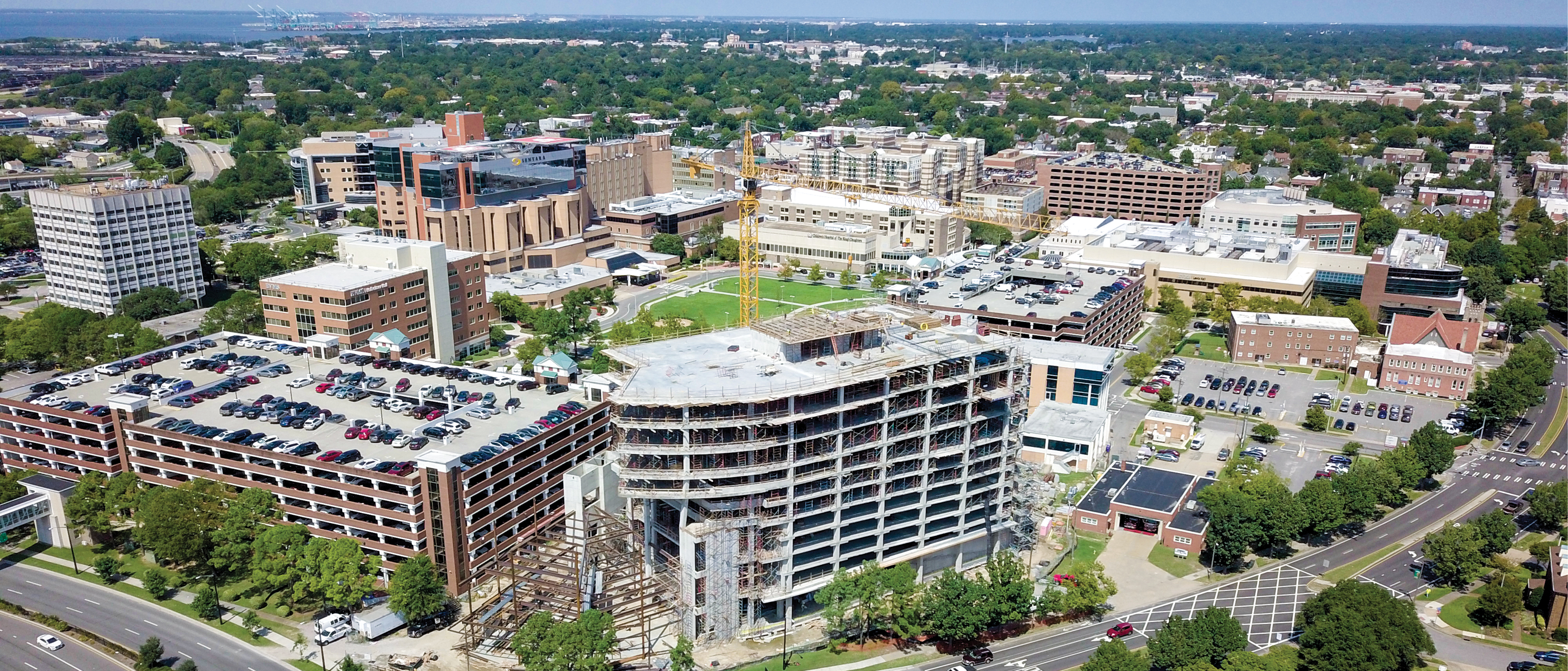 Anchoring the south corner of the medical campus, Waitzer Hall will be a hub of activity for students and staff alike.